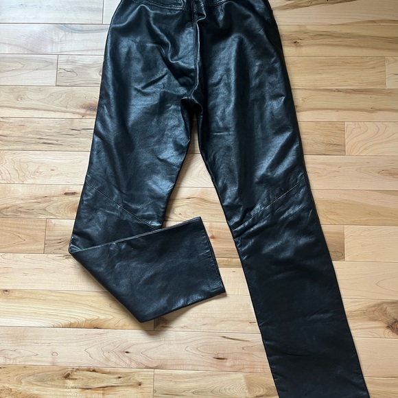 Daniel Leather Highwaist Pant - Picture 3 of 3